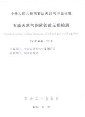 石油天然氣鋼質(zhì)管道無(wú)損檢測(cè)石油天然氣標(biāo)準(zhǔn)/T 4109-2013